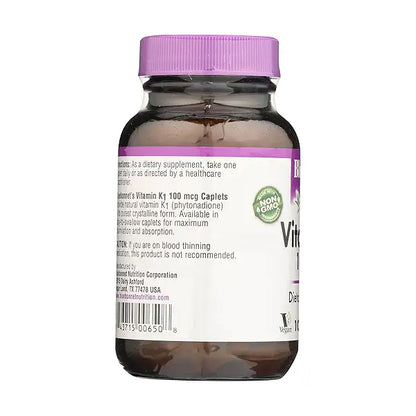 VIT K-1 100MCG TABLET 100CT NAT BLEND