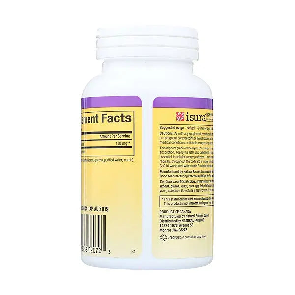 COENZYME Q-10 100 MG SGC 500