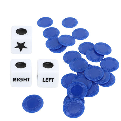 Spin Master Games Left Center Right Tin Dice Game