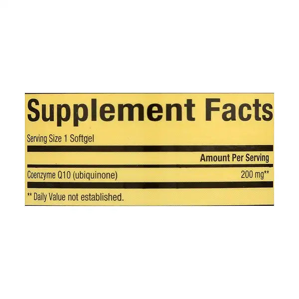 COENZYME Q10 GC 200MG 30 SFG
