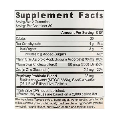 PROBIOTICS,IMMUNE,ORANGE