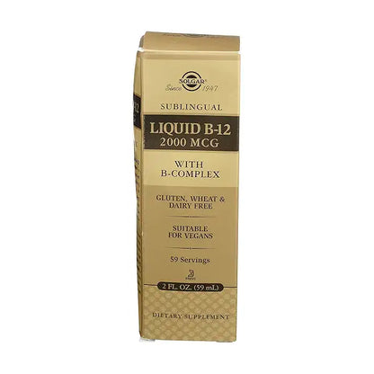 B COMPLEX + B12 SUBL LIQ 2OZ NAT TRU