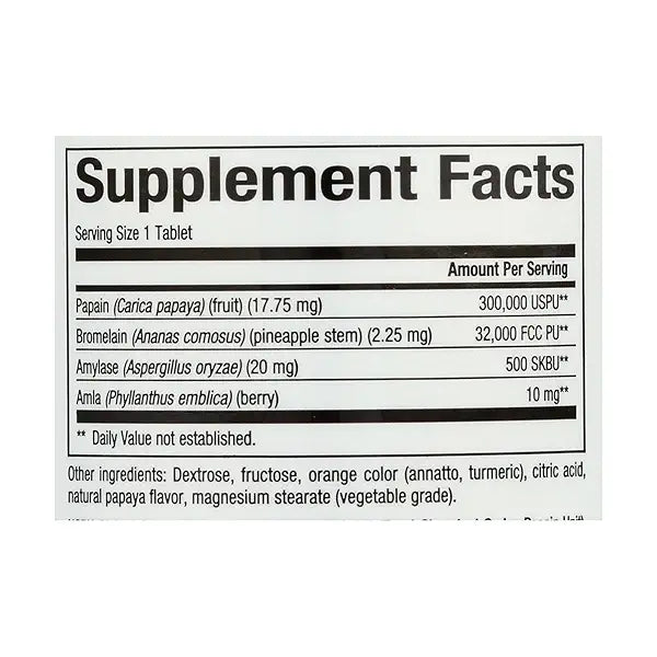 NAT B PAPAYA ENZYME CW 100
