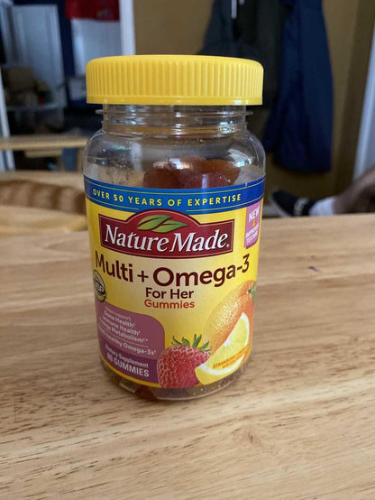 MULTI OMEGA-3 HER GUMMIES 80CT NAT MADE