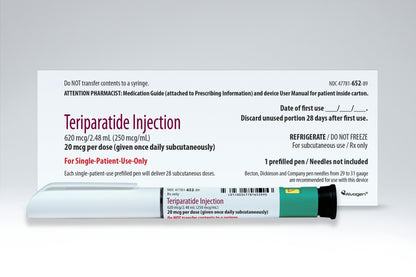TERIPARATIDE SY 250MCG/ML 2.4ML