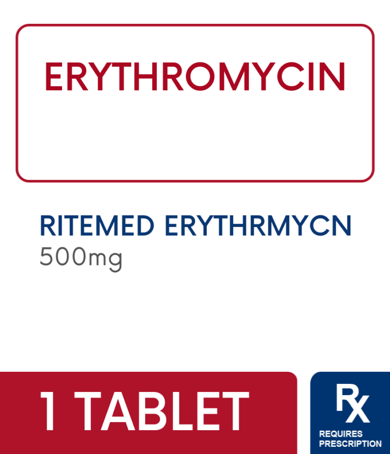 ERYTHROMYCIN TB 500MG 30