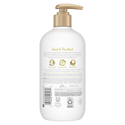 Suave Baby Head To Toe Wash 13.5oz