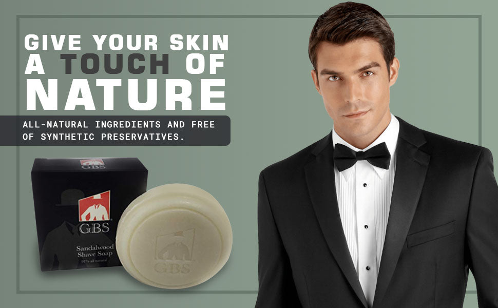 GBS GBS SHAVE SOAP,SANDALWOOD