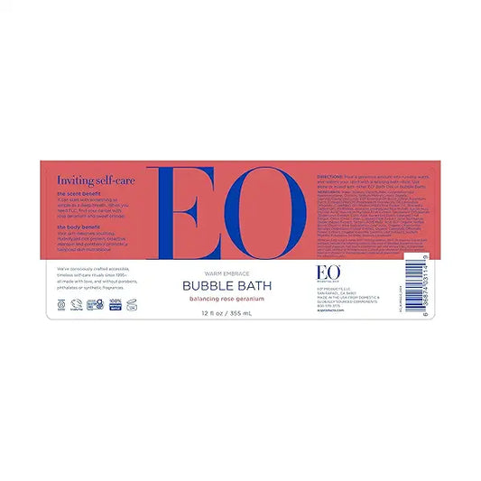 EO PRODUCTS BATH OIL,ROSE GERANIUM