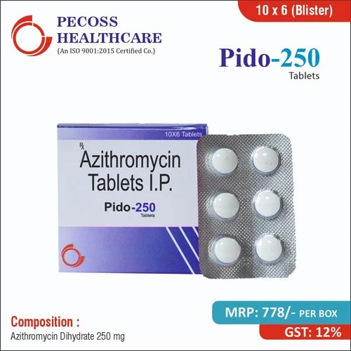 AZITHROMYCIN TB250MG 6UD BPK CPLT