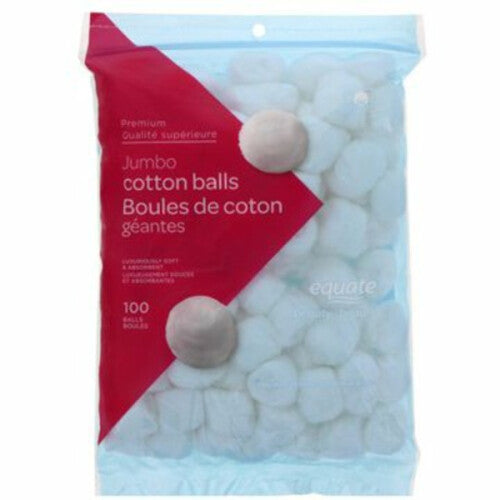 Q-Tips Cotton Balls Super Jumbo 100 Count (8in)