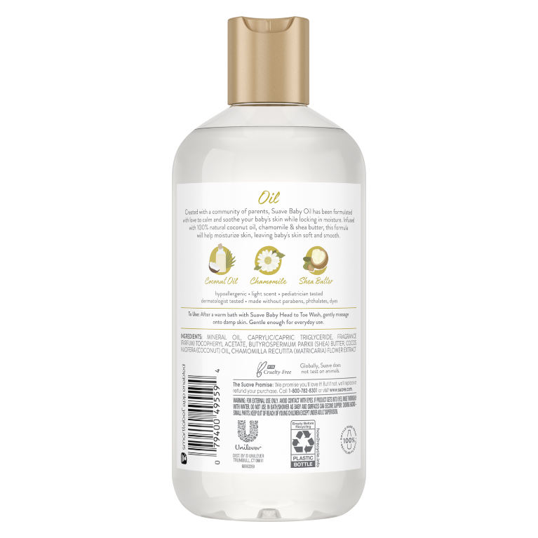 Suave Baby Oil 12oz .