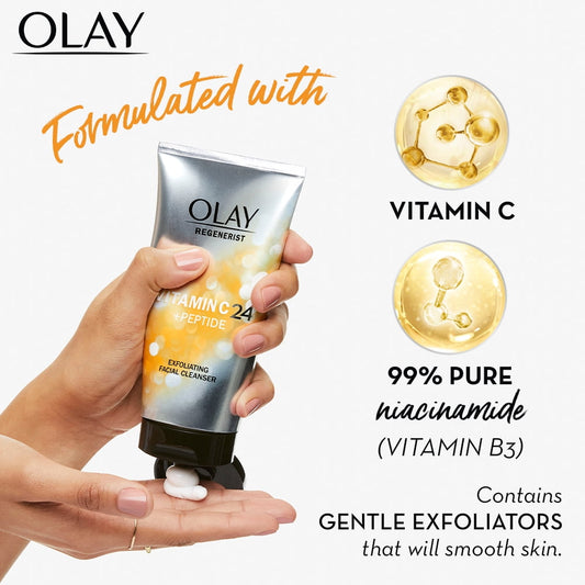 OLAY REGENERIST VIT C PEP FACE WASH 5OZ
