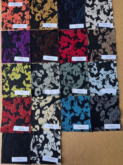 JACQUARD TWL GRY FLORAL