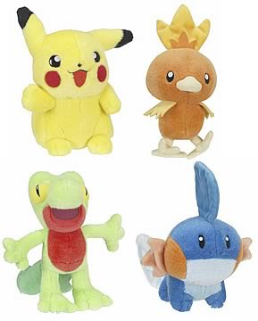 POKEMON 8IN PLUSH AST