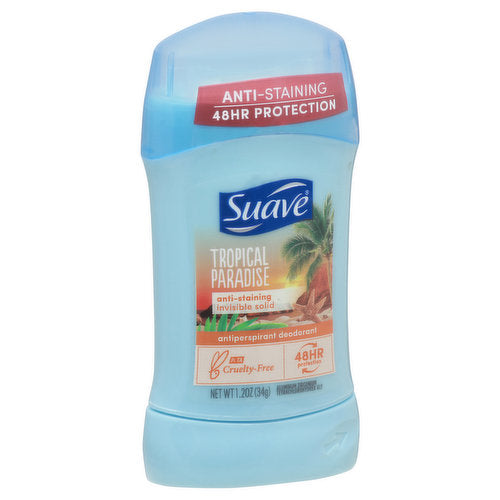 Suave Deodorant 2.6oz 48Hr Tropical Paradise Invisible