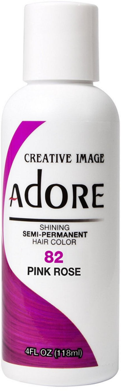ADORE SEMI H/C 82 PINK ROSE 4OZ