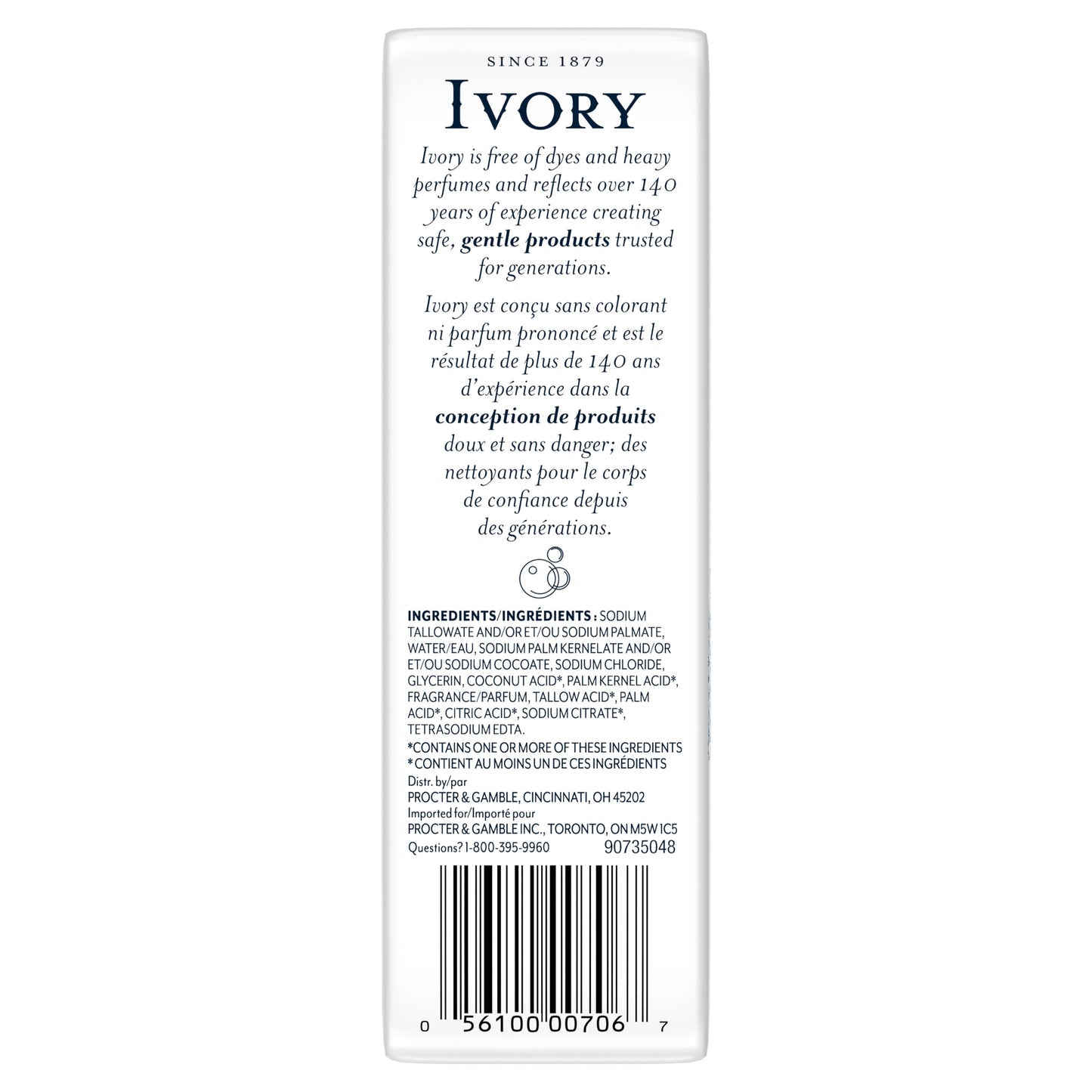 Ivory Bar Soap Original Scent 2 Count 6.34oz