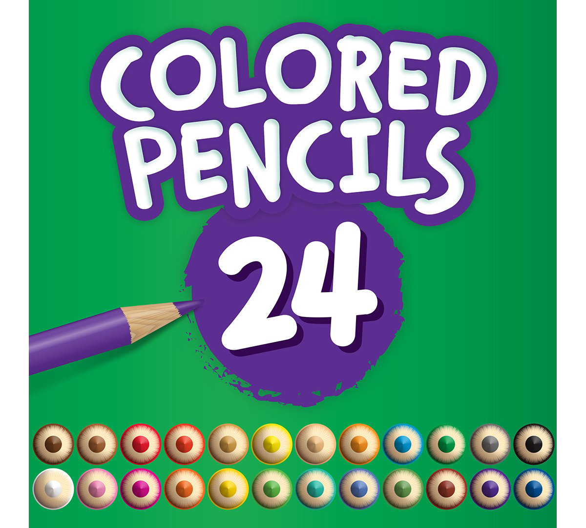 Crayola Colored Pencils, 24 count