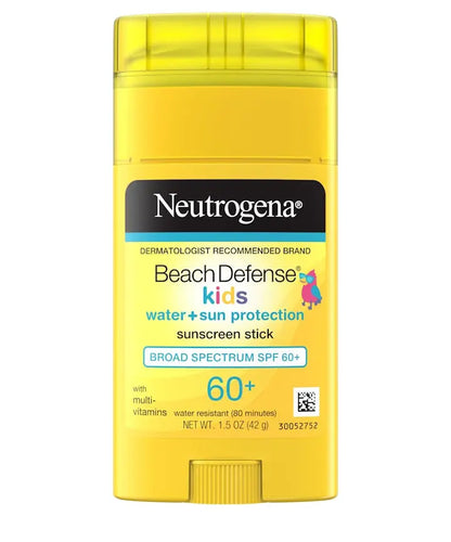 Neutrogena Beach Defense Kids Spf#60+ Sunscreen Stick 1.5oz