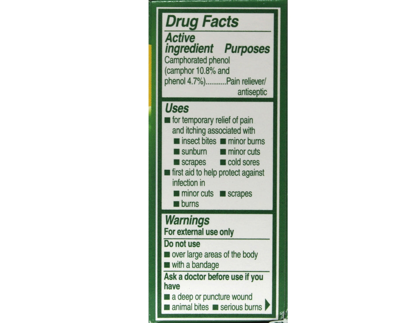 CAMPHO PHENIQUE ANTISEPTIC LIQUID 0.75OZ