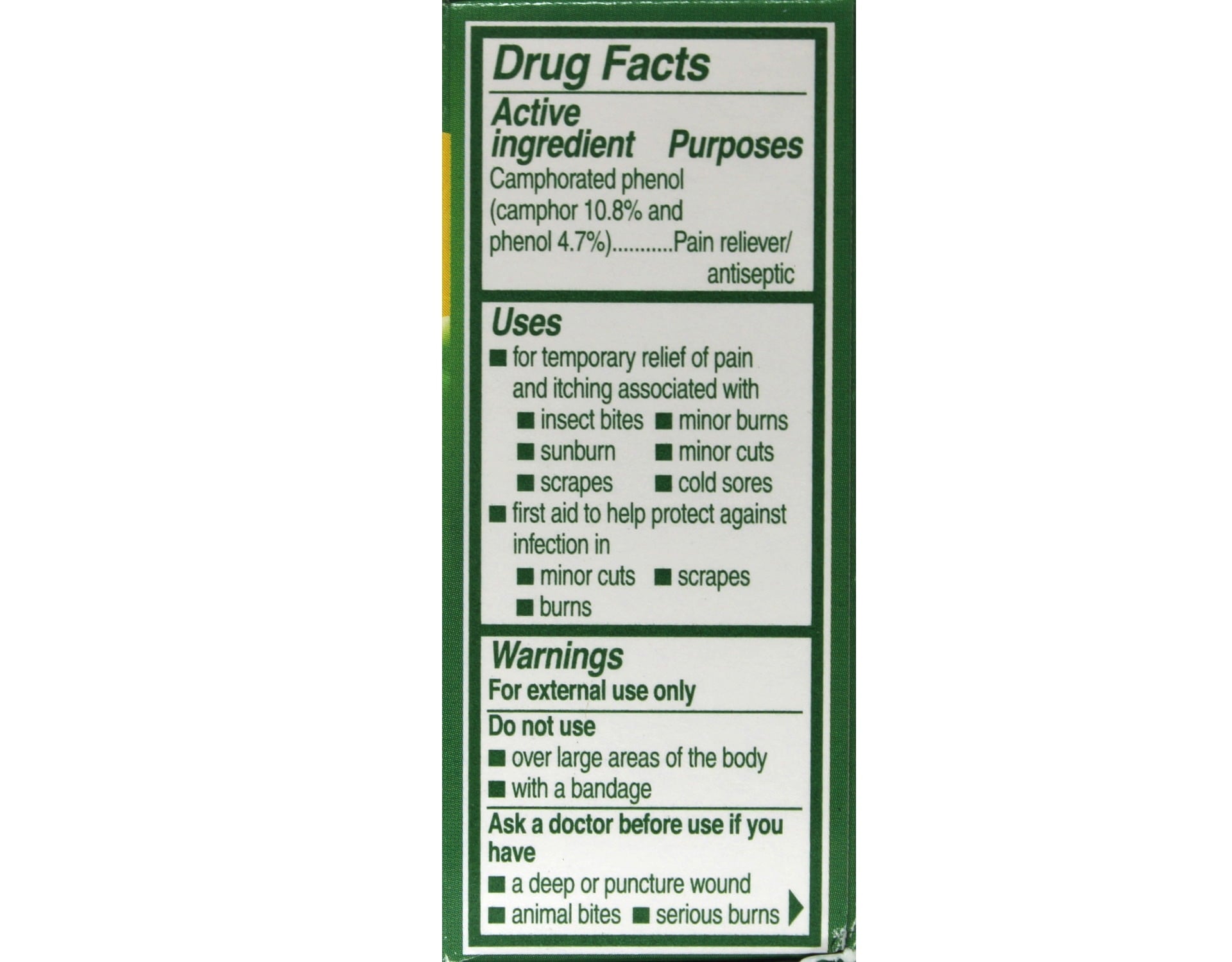 CAMPHO PHENIQUE ANTISEPTIC LIQUID 0.75OZ