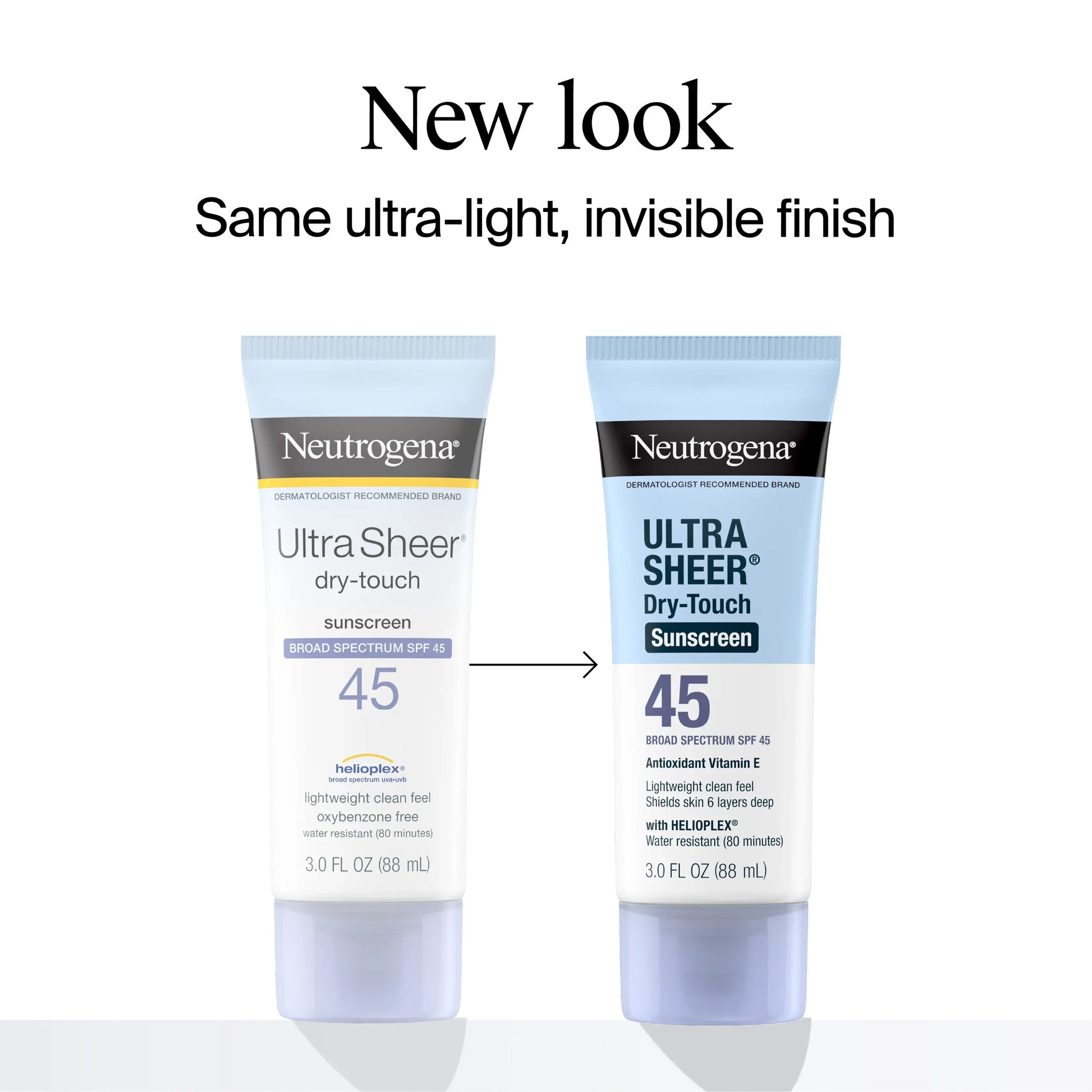 Neutrogena Ultra Sheer Spf#45 Dry Touch Lotion Twin Pack 3oz
