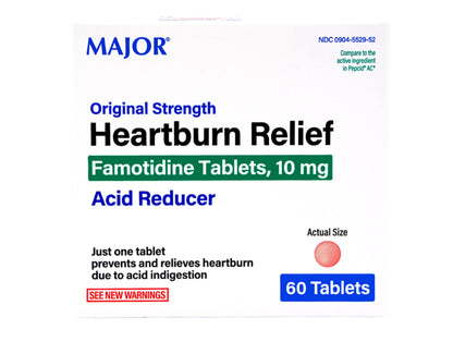 HEARTBURN RELIEF 10MG TABLET 30 MAJOR BP
