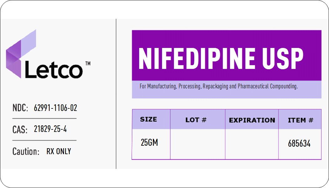 NIFEDIPINE PW 5GM USP DSHP