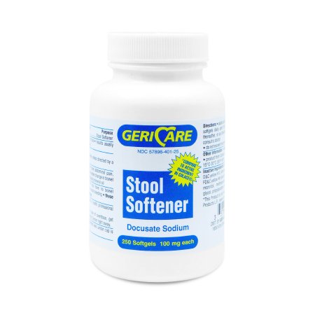 GNP STOOL SOFTENER 100MG SOFTGEL 250CT