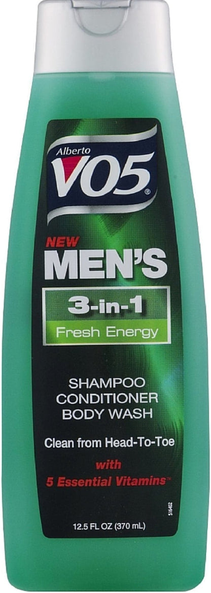 VO5 MENS 3IN1 FRESH ENERGY SHAM 12.5OZ