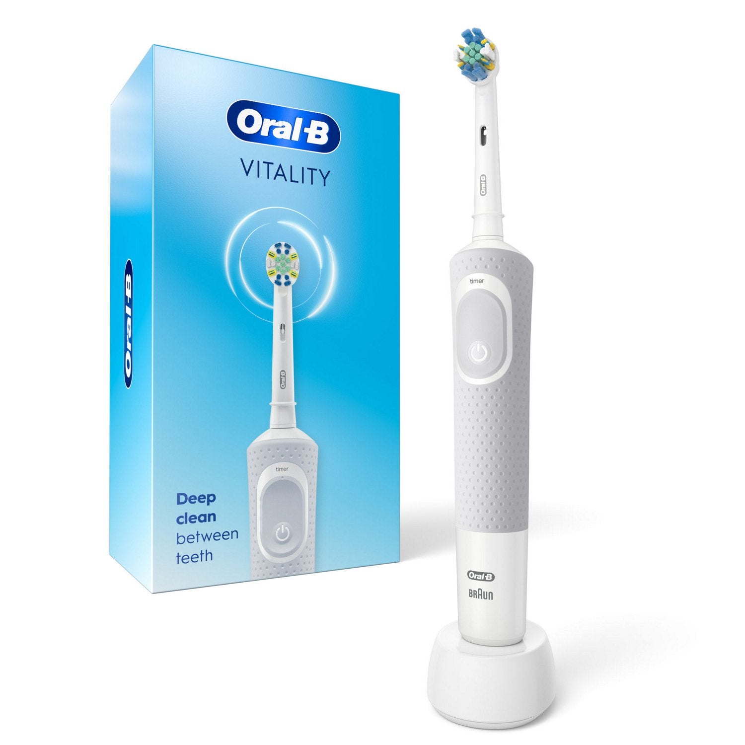 Oral-B Toothbrush Vitality Flossaction Rechargeable Pink