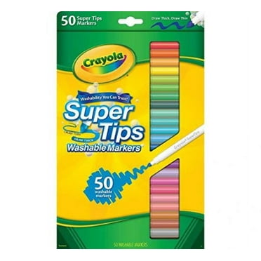 Crayola Washable Super Tips, 20 count