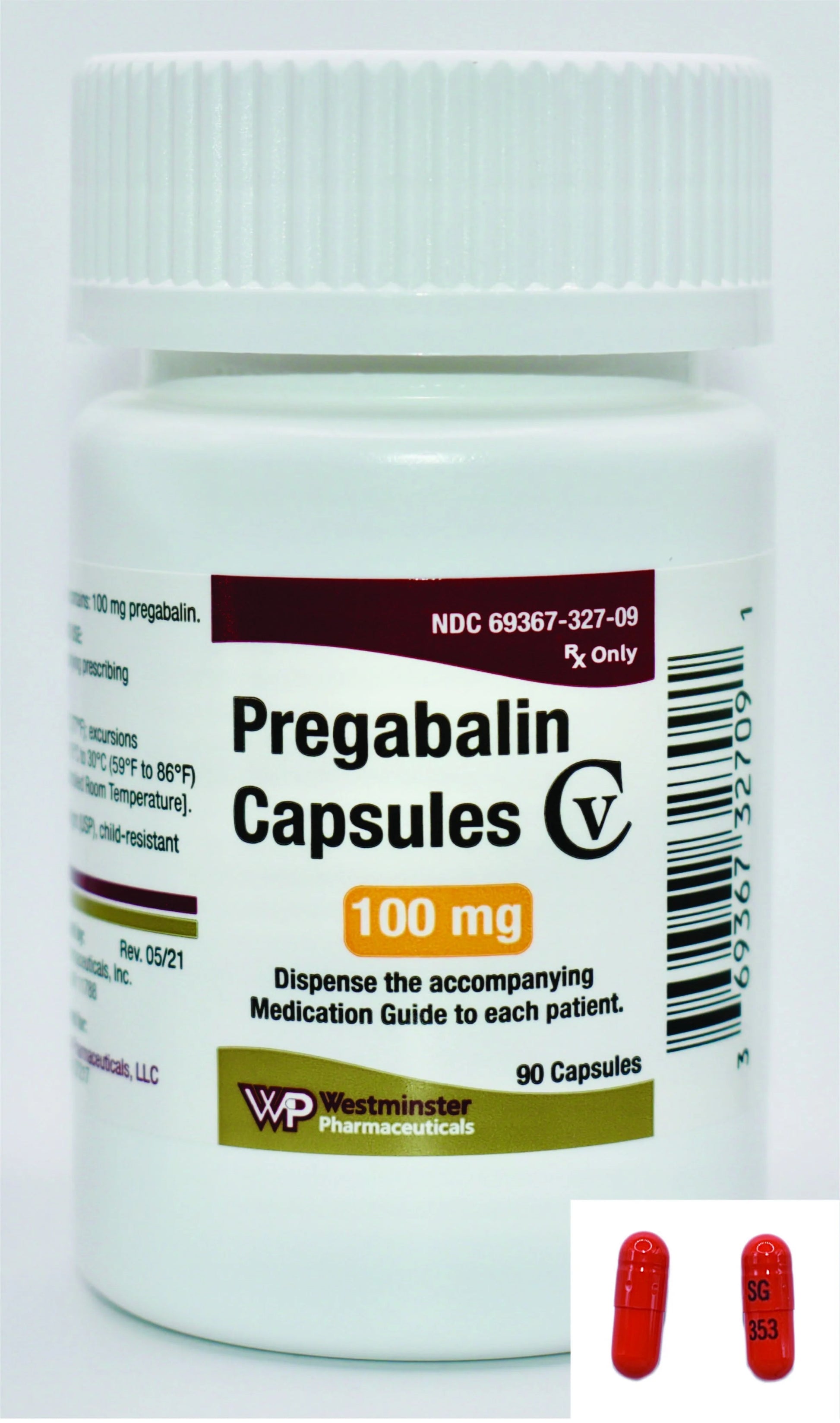 PREGABALIN CP 100MG 1000       C5