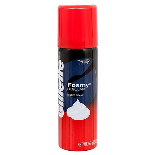 GILLETTE FOAMY REG SHAVE FOAM 2OZ
