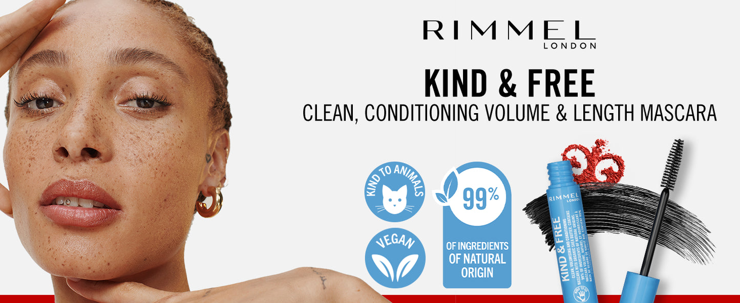RIMMEL LONDON Rimmel Kind & Free Cosmetics Volume Mascara Black 001