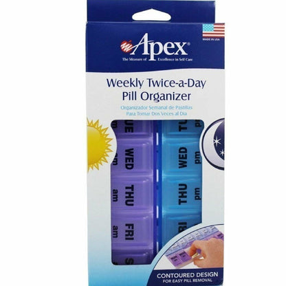 GNP WEEKLY TWICE-A-DAY PILL ORGANIZER