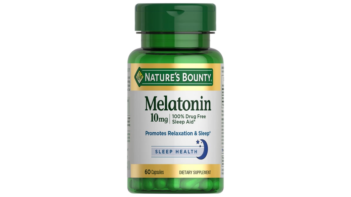 MELATONIN 10MG CAPSULE 60CT NAT BOUNTY