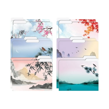 BETTER office products Expanding File Letter File Folder - Assorted
