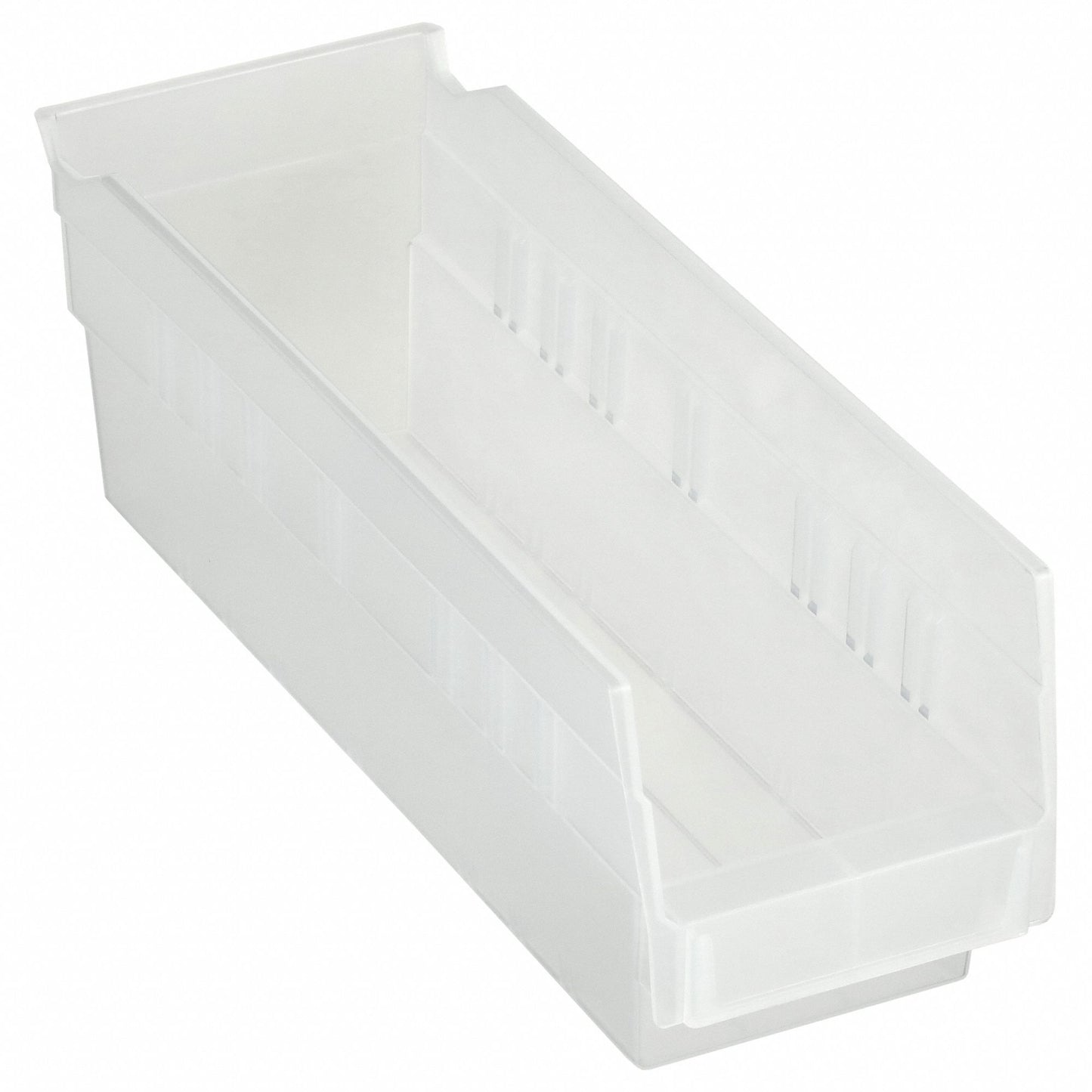 CLEAR ECONOMY SHELF BIN QSB101CL DS