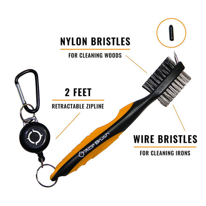 ACE Two-Sided Club Brush