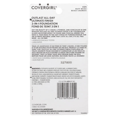 COVERGIRL Outlast All-Day Ultimate Finish 3-in-1 Foundation - 425 Buff Beige