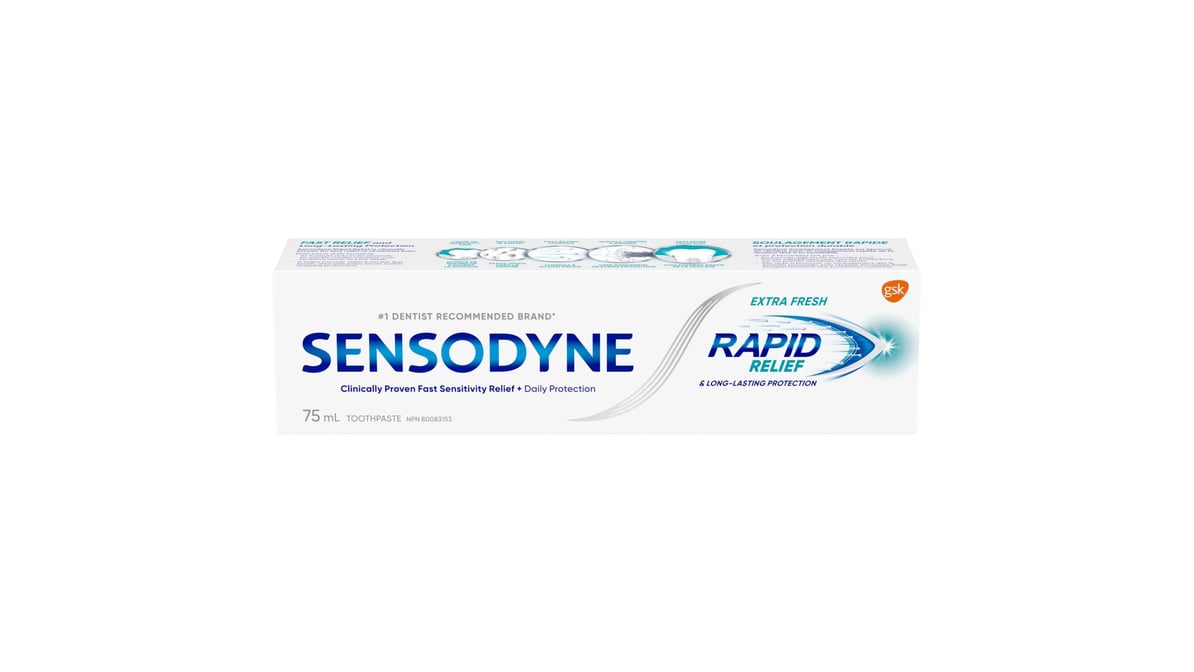 SENSODYNE RAPID RELIEF FRESH T/P 3.4 OZ