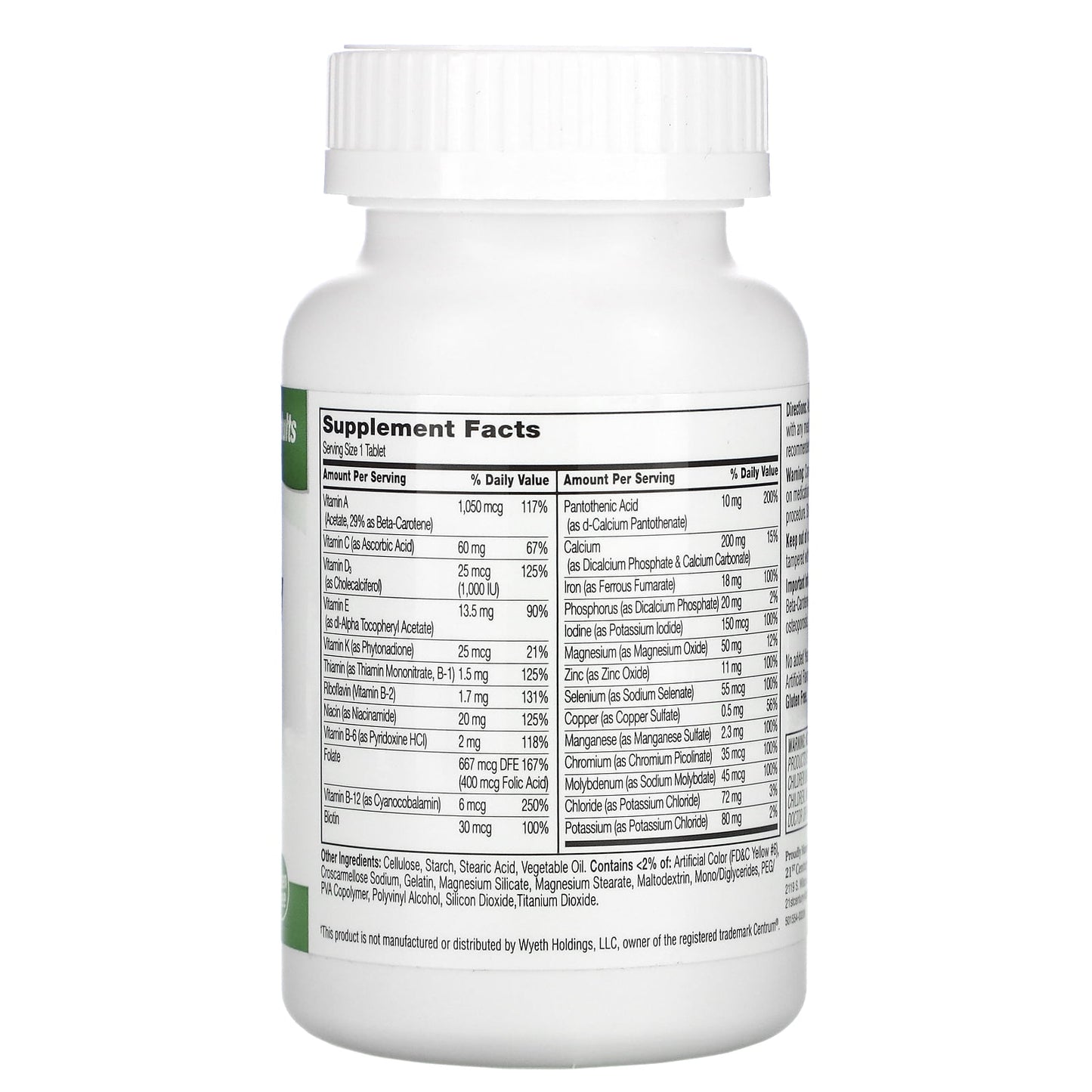 GNP CENTURY MULTIVITAMIN TABLET 130CT