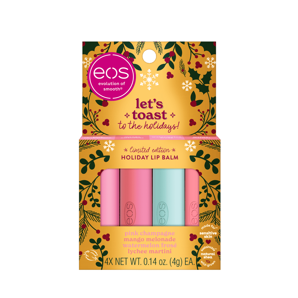eos Limited Edition Lip Balm Variety Pack - Nilla' Milkshake, 4 count