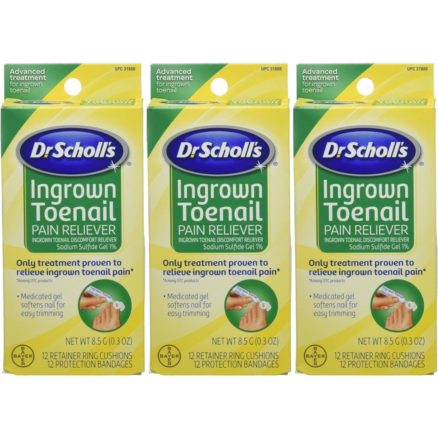 DR. SCHOLL'S INGROWN TOENAIL KIT 0.3OZ