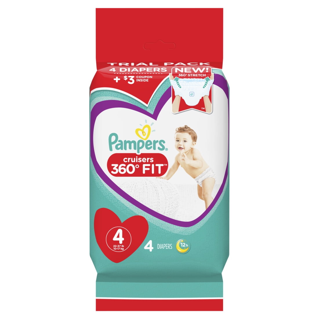 PAMPERS CRUISERS 360 SZ4 DPR 108CT DS