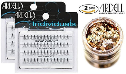 Ardell Duralash Knotted Individual Lashes, Medium - Black