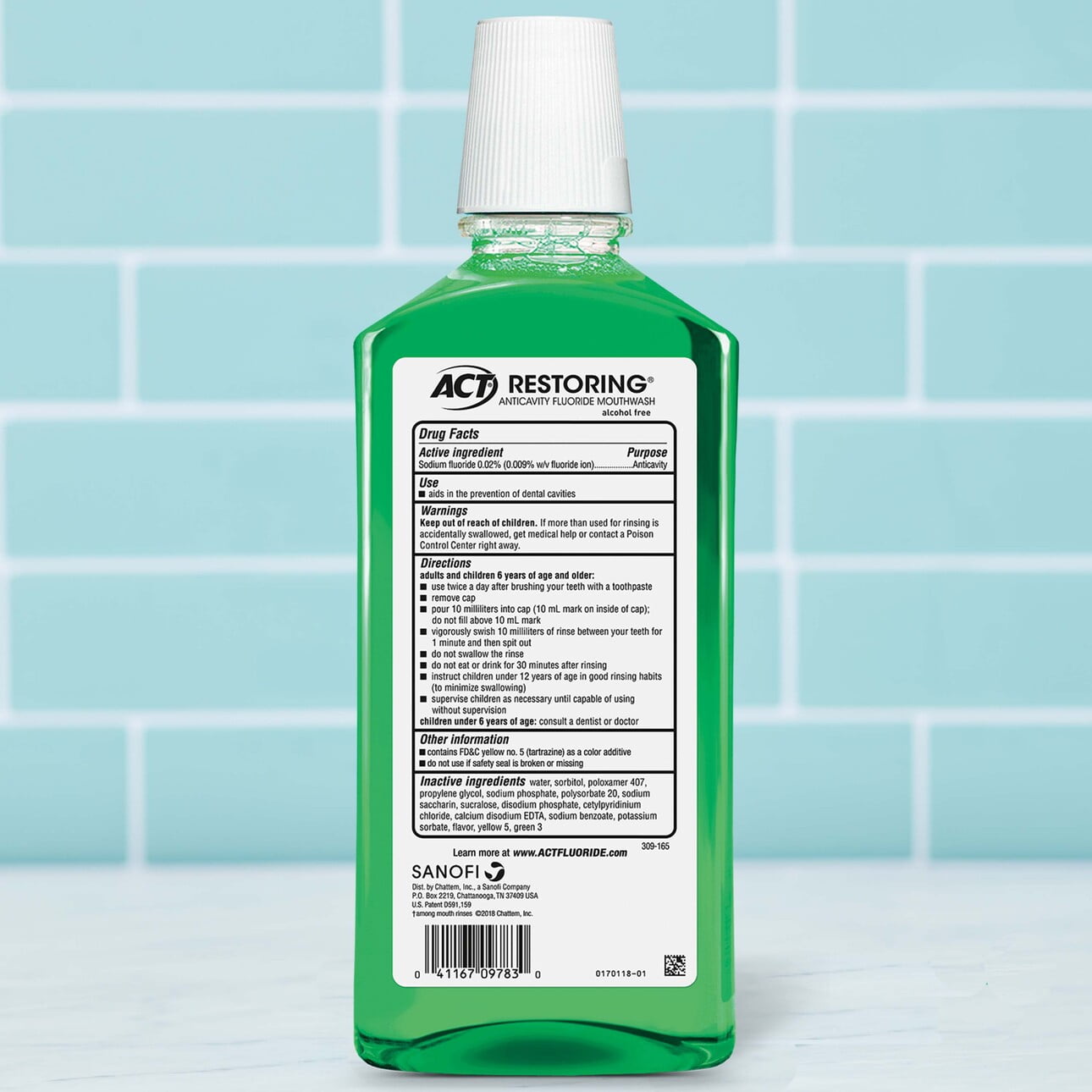 ACT RESTORING MW 0.05% 532ML MNT