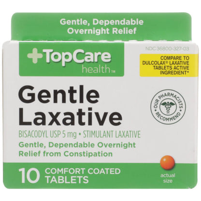 LDR GNTL STIM LAX TB 5MG 10 EC DR